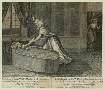Muerte de Marat de Unbekannt