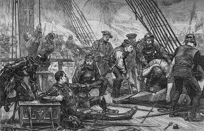 Muerte de Sir Andrew Barton, agosto de 1511 de Unbekannt