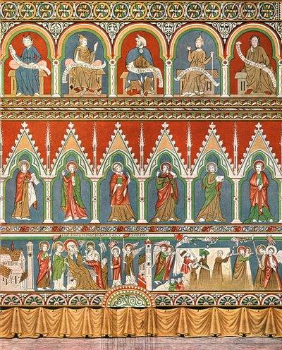 Decoración en la Iglesia Vieja de Stora Råda, Västra Götaland, Suecia, 1928 de Unbekannt