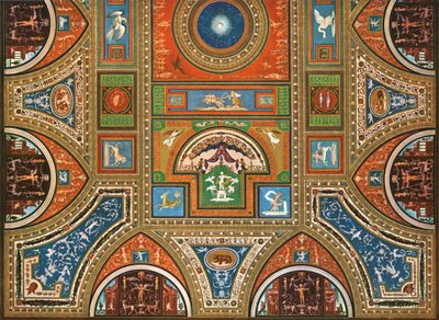 Decoración en los Apartamentos Borgia, Palacio Apostólico, el Vaticano, Roma, Italia, 1928 de Unbekannt