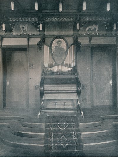 Decoraciones para una sala de música por Fritz Erler, c. 1899 de Unbekannt