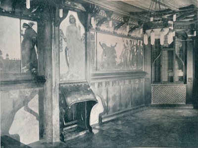 Decoraciones para una sala de música por Fritz Erler de Unbekannt