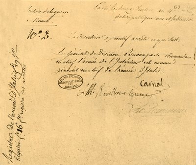 Decreto del Directorio Ejecutivo, 2 de marzo de 1796, 1921 de Unbekannt