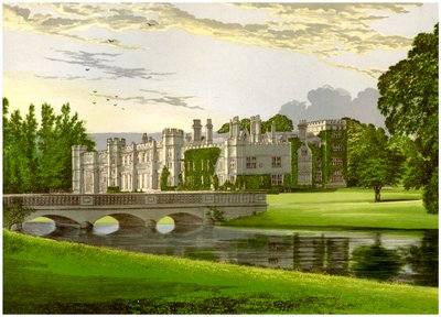 Parque Deene, Northamptonshire, hogar de la condesa de Cardigan, c1880 de Unbekannt