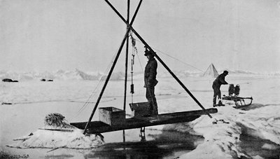 Temperatura de Aguas Profundas. Arriba con el Termómetro. 12 de julio de 1894, 1894 1897 de Unbekannt
