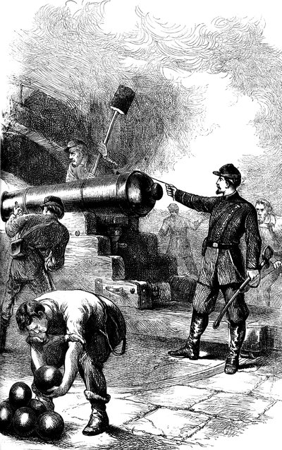 Defensa de Fort Sumter, Carolina del Sur, 1861 c1880 de Unbekannt