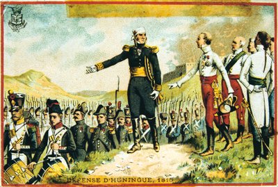 Defensa de Huningue, 1815, siglo XIX de Unbekannt