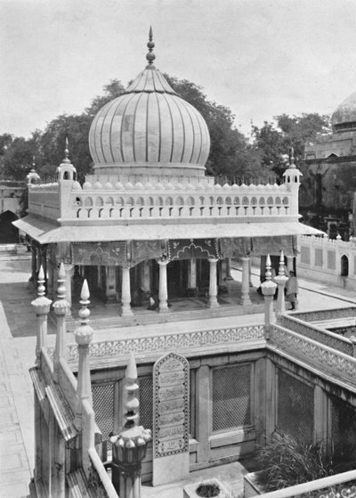 Delhi. - Tumbas de Nizam-ud-Din y la Princesa Jahanara, c1910 de Unbekannt