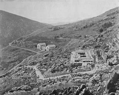 Delfos - Golfo de Corinto en la distancia, 1913 de Unbekannt