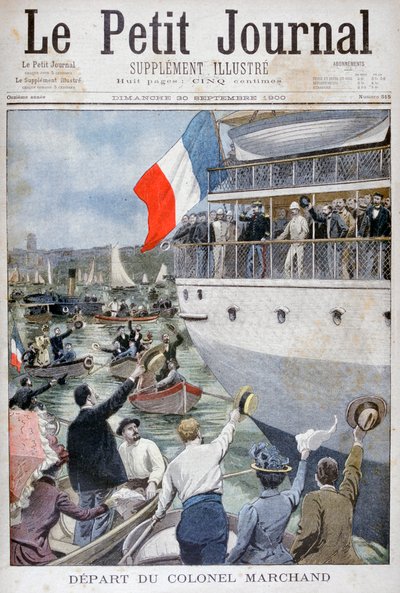 Salida del Coronel Marchand, Marsella, 1900 de Unbekannt