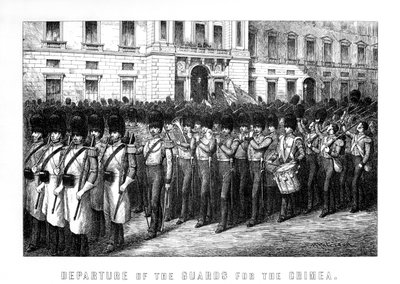 Partida de los Guardias para Crimea, 1854 de Unbekannt