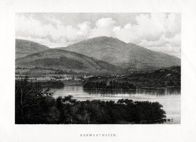 Derwentwater, Distrito de los Lagos, Cumbria, 1896 de Unbekannt