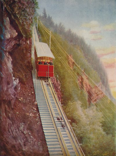 Descendiendo el Stanserhorn - Un ferrocarril de montaña suizo, 1926 de Unbekannt