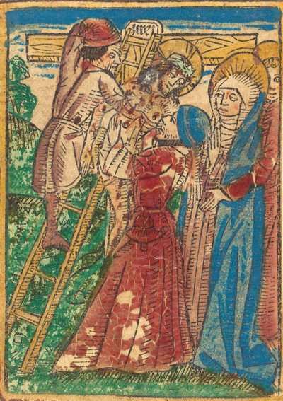 Descendimiento de la cruz, c. 1490 de Unbekannt