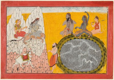 Descenso del Ganges, c. 1700-10 de Unbekannt