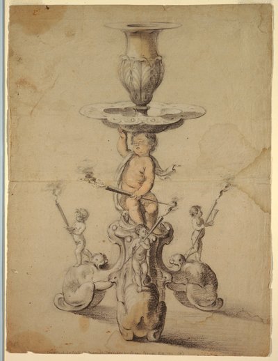 Diseño para un candelabro de Unbekannt