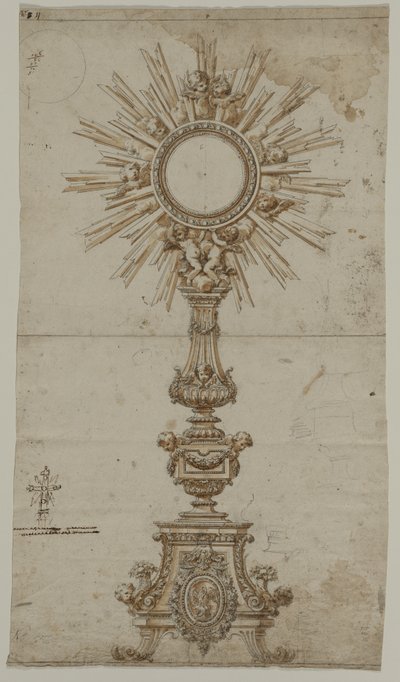 Diseño para una custodia de Unbekannt