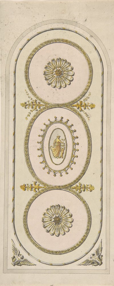 Diseño para un panel, 1748-92 de Unbekannt