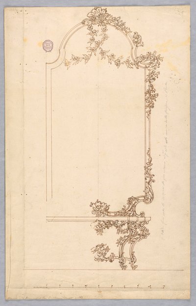 Diseño para una mesa de consola de Unbekannt