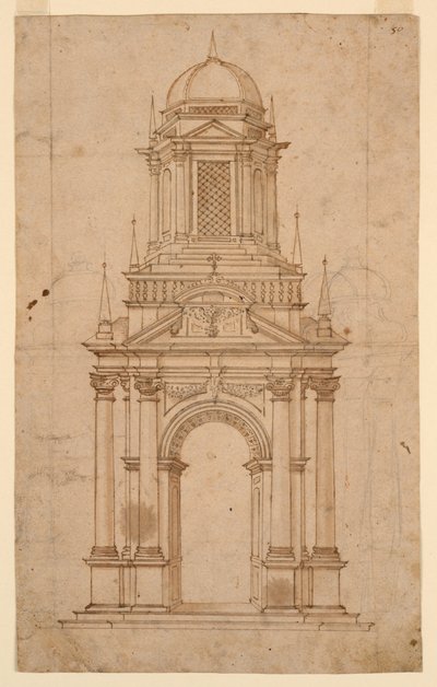 Diseño para un tabernáculo de Unbekannt