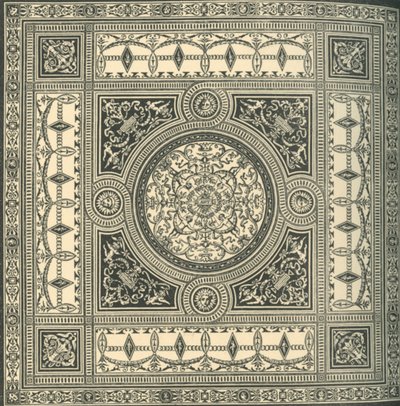 Diseño para un techo, c1860s, 1881 de Unbekannt