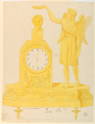 Diseño para un reloj de Unbekannt