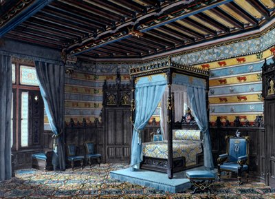 Diseño para un interior, 1868 de Unbekannt
