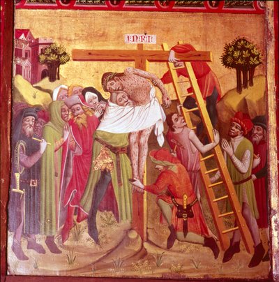 (detalle) del Descendimiento de la Cruz. Escuela Alemana del Norte, 1435-1440 de Unbekannt