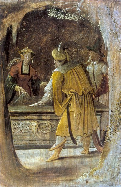 (detalle) del retablo de San Antonio de Unbekannt