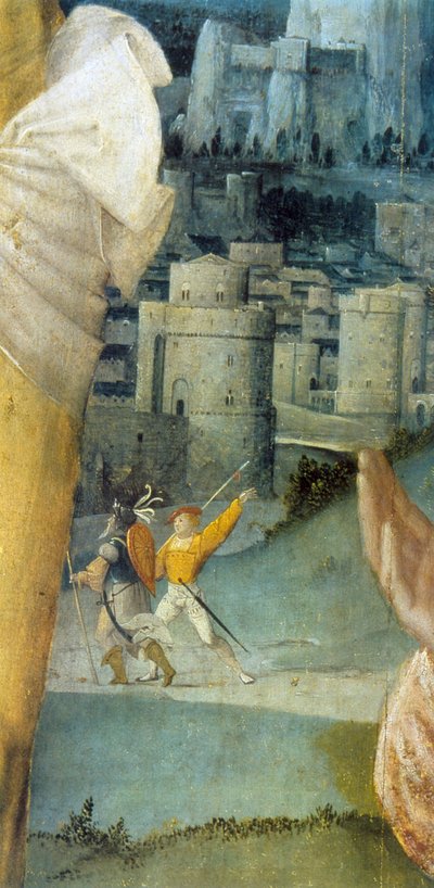 (detalle) del retablo de San Antonio, siglo XVI de Unbekannt