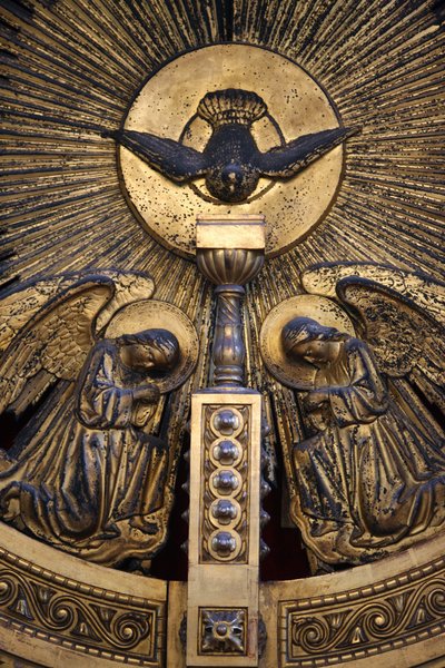 Detalle del iconostasio de la iglesia búlgara de San Esteban de Unbekannt