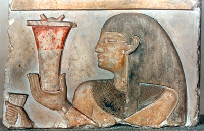 Detalle de un bajorrelieve de El-Bahrain, Egipto, siglo XXII-XX a.C. de Unbekannt