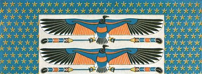 (detalle) Pintura del techo en la tumba de Bekenranef en Sakkara, Egipto de Unbekannt