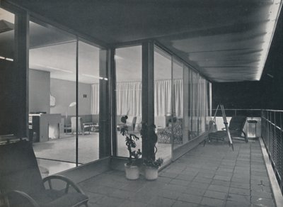 Detalles de la Casa Multistory de Richard J. Neutra, 1942 de Unbekannt