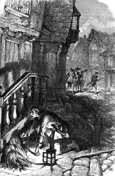 Detección de un incendiario, Guerra Revolucionaria Americana, c1776 de Unbekannt
