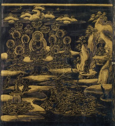 Devadatta, Capítulo 12 del Sutra del Loto Hoke-kyo, Daibadatta-bon, siglo XII de Unbekannt