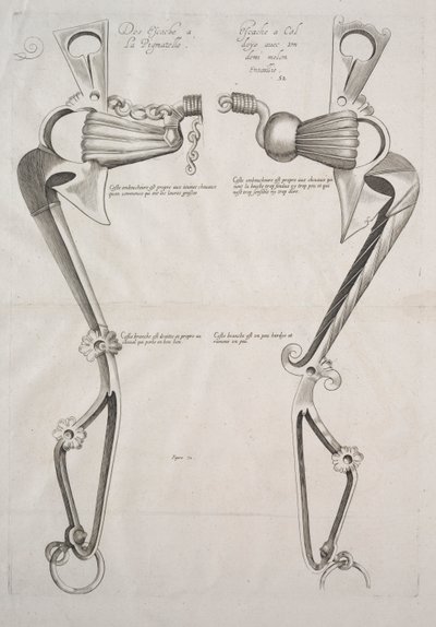 Diagrama para el Bocado del Caballo, 1700s de Unbekannt