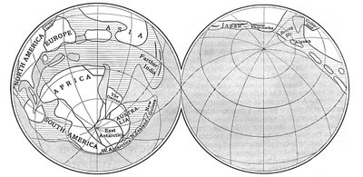Diagrama de la Tierra durante el período Carbonífero, 1922 de Unbekannt