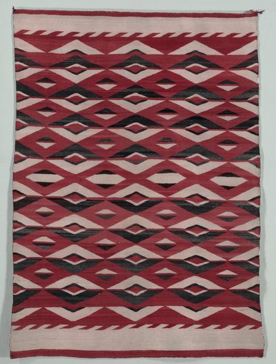 Alfombra estilo red de diamantes, c. 1890-1900 de Unbekannt