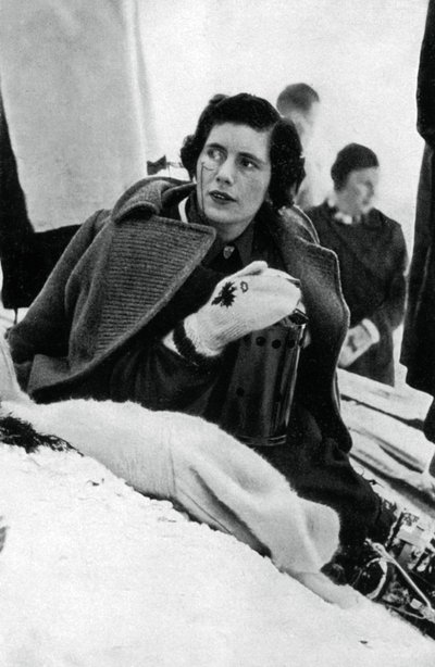 Diana Gordon Lennox, esquiadora canadiense, Juegos Olímpicos de Invierno, Garmisch-Partenkirchen, Alemania, 1936 de Unbekannt