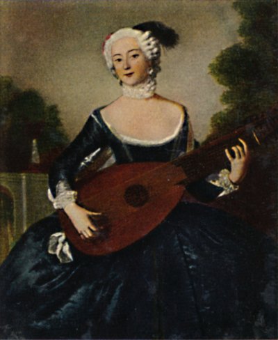 Die Lieblingsschwester Friedr. D. Gr. 1709-1758. - Pintura de Pesne, 1934 de Unbekannt