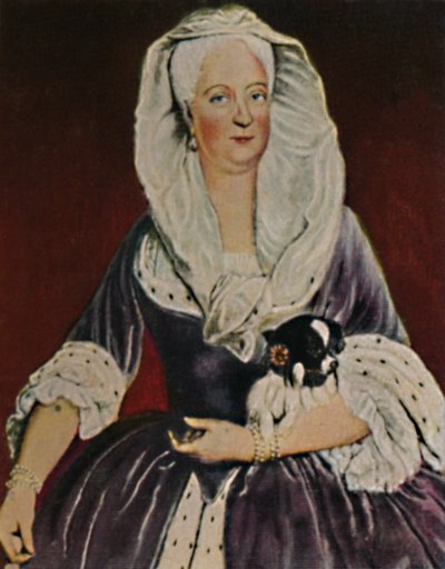 La madre de Federico el Grande 1687-1757. - Pintura de Pesne, 1934 de Unbekannt