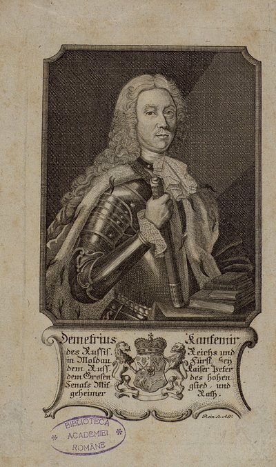 Dimitrie Cantemir 1673-1723, 1771 de Unbekannt