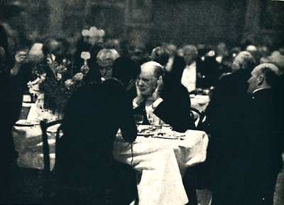 Cenando en Burlington House de Unbekannt