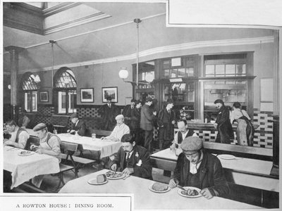 Comedor en una Casa Rowton, Hammersmith, Londres de Unbekannt