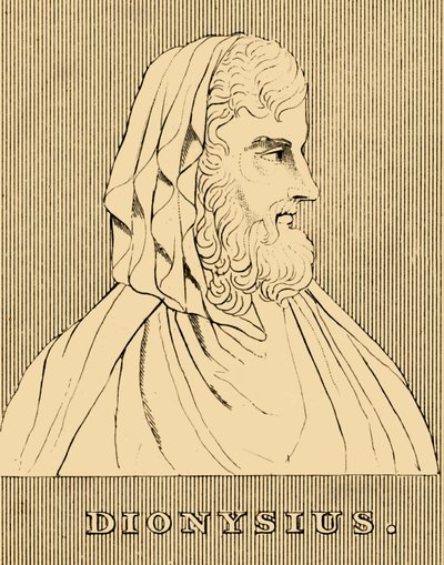 Dionisio, c. 432-367 a.C., 1830 de Unbekannt