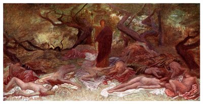Dionisio y las Ménades, 1901 de Unbekannt
