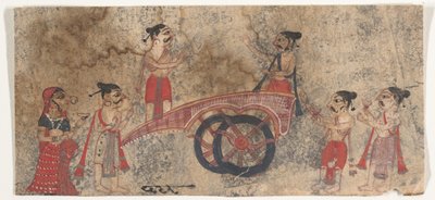 Disputas en un carro, 1650-60 de Unbekannt