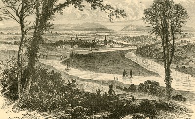 Vista distante de Perth, 1898 de Unbekannt