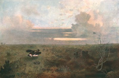 Perturbado: Un chorlito levantándose de su nido, 1879, c1902 de Unbekannt